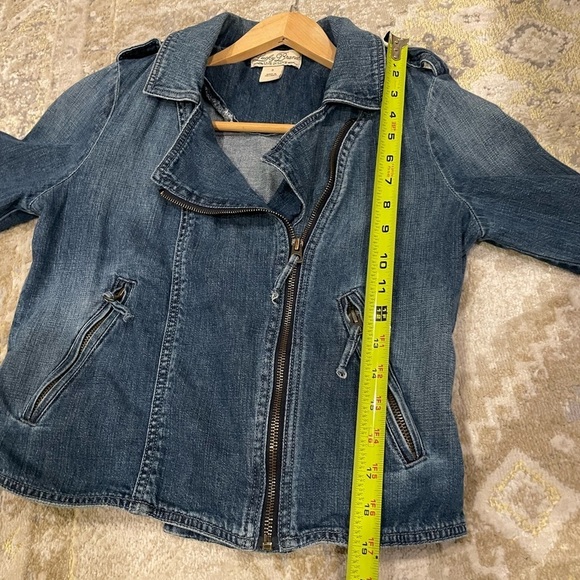 Lucky Brand Denim Moto Jacket - Picture 6 of 10
